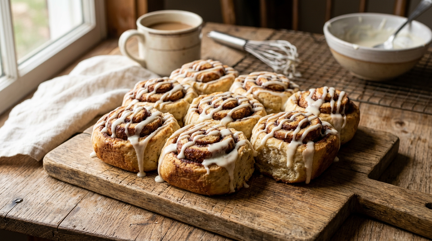 Cinnamon Roll Biscuits