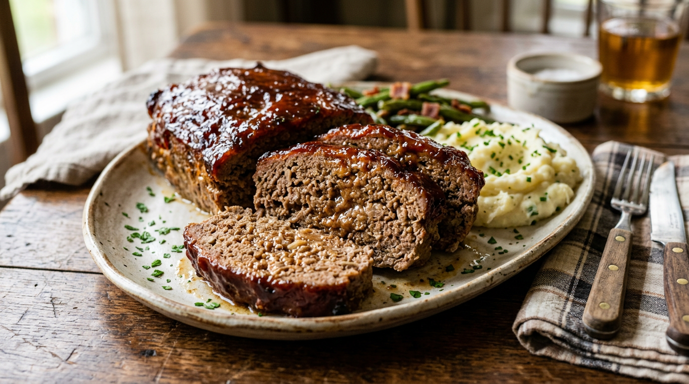 Meatloaf with Brown Sugar Glaze